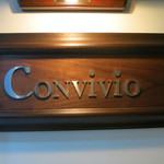 Convivio - 入口脇の看板