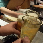 Okonomi Teppan Noki - 乾杯♪