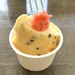 フルーツ&ジェラートさくらじま - パッションフルーツのジェラート
