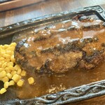 べこ六 ステーキ ミートインパクト - 料理写真:ハンバーグステーキランチ