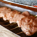 ろばたやき山ろく - 絶対頼む鶏レバー、うますぎです！！