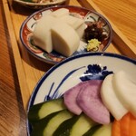 蕎麦 豊田 - 前菜3種盛り合わせ1750円