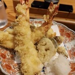 蕎麦 豊田 - 天ぷら盛り合わせ3800円