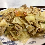 二本松バイパスドライブイン - バイパススタミナ炒め定食のアップ