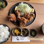 福井米食堂 つむぎ - 唐揚げ定食