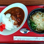 マネキダイニング - 料理写真:天ぷら駅そばとカレーセット