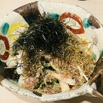 山下きんぎょ - 大根と水菜の胡麻じゃこのサラダ