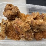 松のや - 料理写真:とんかつ+唐揚げ３個定食（持ち帰り）（サラダ写真忘れ）