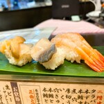 立食い寿司 根室花まる - 活つぶ貝
活ほっき貝
甘えび