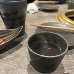焼肉とみ - お口直し 椎茸のお吸い物
