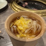 焼肉とみ - 〆の冷麺(柚子)