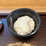 手打ち蕎麦山ざき - とろろ(大和芋)小鉢