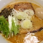 めん創 桜花 - 2015年1月 冬の味噌らーめん味玉付（期間限定）　　1080円