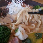 ほうとうみたいな太平打ち麺