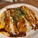 お好み焼き湊商店 - 広島肉玉そば