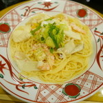 先斗入ル - 海老とズワイガニと湯葉の京風クリームソース（1100円）