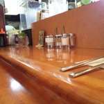 洋菓子と喫茶のこがね - カウンター席