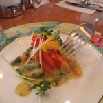 洋菓子と喫茶のこがね - ハンバーグセットのサラダ