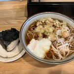 福そば - 天たまそば　おにぎり