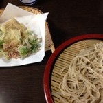 味の陣屋 - 穴子天麩羅せいろ蕎麦