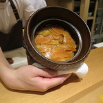 神保町 傳 - 食事：しらすセルバチコご飯、唐墨ご飯