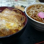 そば処 芝源 - 定食F　ざる蕎麦＋味噌汁をひやし狸に変更　750円
