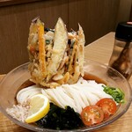 マルヨシ製麺所 - 【10食限定】7種の野菜かきあげぶっかけうどん