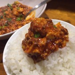 麻婆豆腐はご飯に乗っけてください