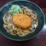 Kasagi Soba - コロッケそば（\370）