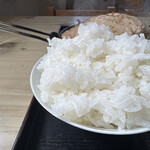 かね山 - ご飯も結構な盛りです