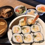 すし居酒屋 湊 - 大海老天巻き定食