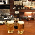 北新地たゆたゆDX - スーパードライ瓶ビール：500ｍｌ：580円