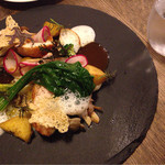 Naturam kazuya sugiura - 野菜の創作料理。ローズマリーのハーブがいいアクセント！