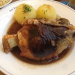 ZUM FRANZISKANER - 2014年2月下旬。２回目訪問時。焼きアイスバイン。