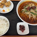 中国料理 とんみん - 台湾ラーメンセット(¥1100)