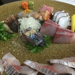 魚屋 けん坊 - 『刺し盛り』様（1人前2000円前後×２）鰆様の炙りで何も言わずとも炙ってくるのは流石です♪