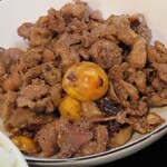 須砂渡食堂 - 鳥もつ煮