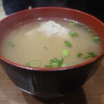 姫路まえどれ市場 - 日替わり汁♥今日のツミレ&出汁♡滅茶苦茶おいしかったょ♪(人*´∀｀)