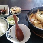 めん処 いせ徳 - 天ぷら味噌煮込み定食１２３０円