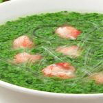 Rou Pekin - 蟹肉入フカヒレ翡翠スープ、コーンスープ、蟹みそ入りフカヒレスープ