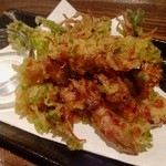 Ku - ホタルイカの磯辺揚げ