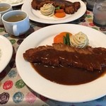洋食屋ゆうき - ビフカツランチ千円