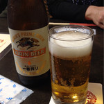 四川料理 星都 - 2h飲み放題の瓶ビールです。