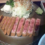 浅草 牛かつ - このレア絶品です。