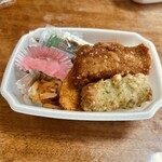 日本亭 - シングルのりから白身弁当　770円