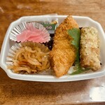 日本亭 - 白身のり弁　560円　ご飯大盛+60円