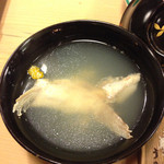 うを徳 - 止め椀は星鰈と甘手鰈の潮汁