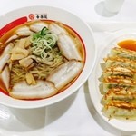 幸楽苑 - 豚バラチャーシュー麺セット