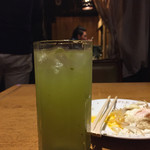 げんこつらぅめん 屋台や - 緑茶ハイ