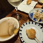 串 ポロ衛門 - お腹いっぱいでも大根はいける